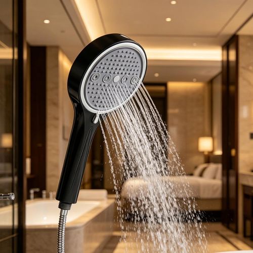 High-Pressure Household Shower Head – Boosted Flow, Large Output for Bathroom Showers