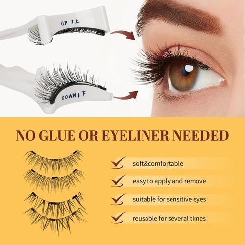 Magnetic Eyelashes Reusable Magnetic Eyelashes with Applicator