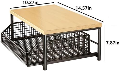 Microwave Oven Rack – Kitchen Countertop Stand, Raised Shelf, Spice Rack, and Tabletop Organizer