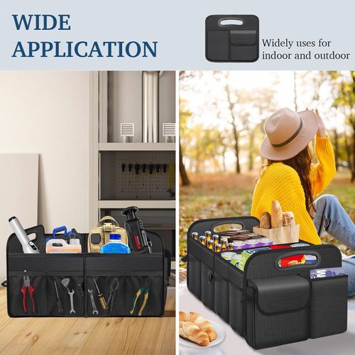 Trunk Organizer - Foldable Car Organizer for SUVs & Sedans Storage
