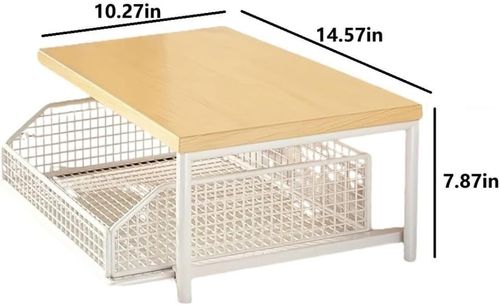 Microwave Oven Rack – Kitchen Countertop Stand, Raised Shelf, Spice Rack, and Tabletop Organizer