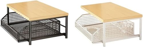 Microwave Oven Rack – Kitchen Countertop Stand, Raised Shelf, Spice Rack, and Tabletop Organizer