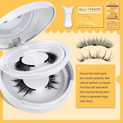 Magnetic Eyelashes Reusable Magnetic Eyelashes with Applicator