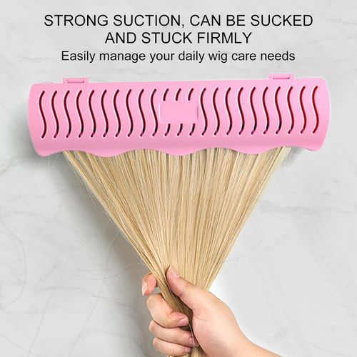 Hair Extensions Hanger,Hair Extension Rack for Wall - Lightweight Hair Styling Tool, Wig Holder for Styling Washing Drying, Hair Rack, Hair Extension Display