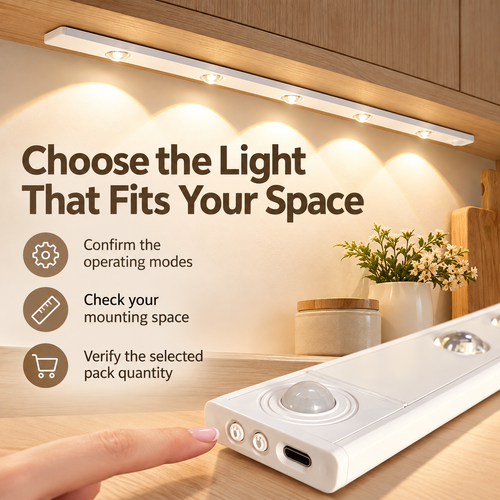 COD！Smart Motion-Activated LED Light — Wireless, Ultra-Thin Ambient Lamp for Cabinets and Wardrobes.Nairobi stock ships within 48H, delivered within 3days