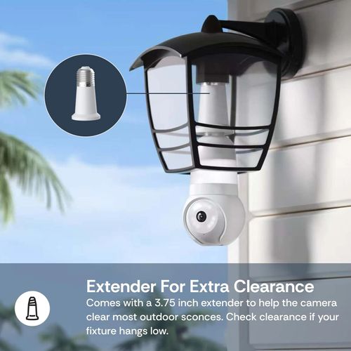 360 Degree Light Bulb Security Camera for Home in Kenya with 2K HD WiFi Night Vision Easy Installation