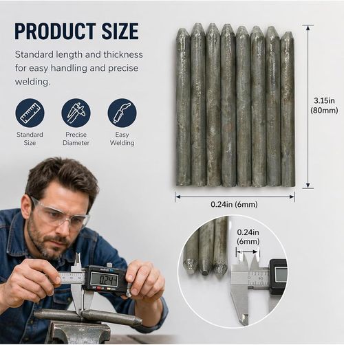 Low melting point welding rods work without flux. Universal for aluminum, stainless steel, iron and copper, easy to use for various soldering jobs, free shipping and cash on delivery.