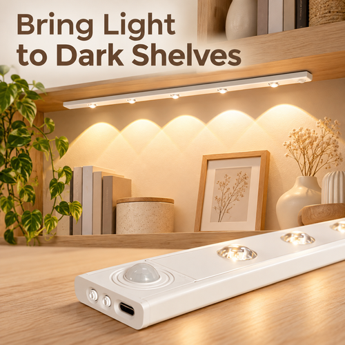 COD！Smart Motion-Activated LED Light — Wireless, Ultra-Thin Ambient Lamp for Cabinets and Wardrobes.Nairobi stock ships within 48H, delivered within 3days