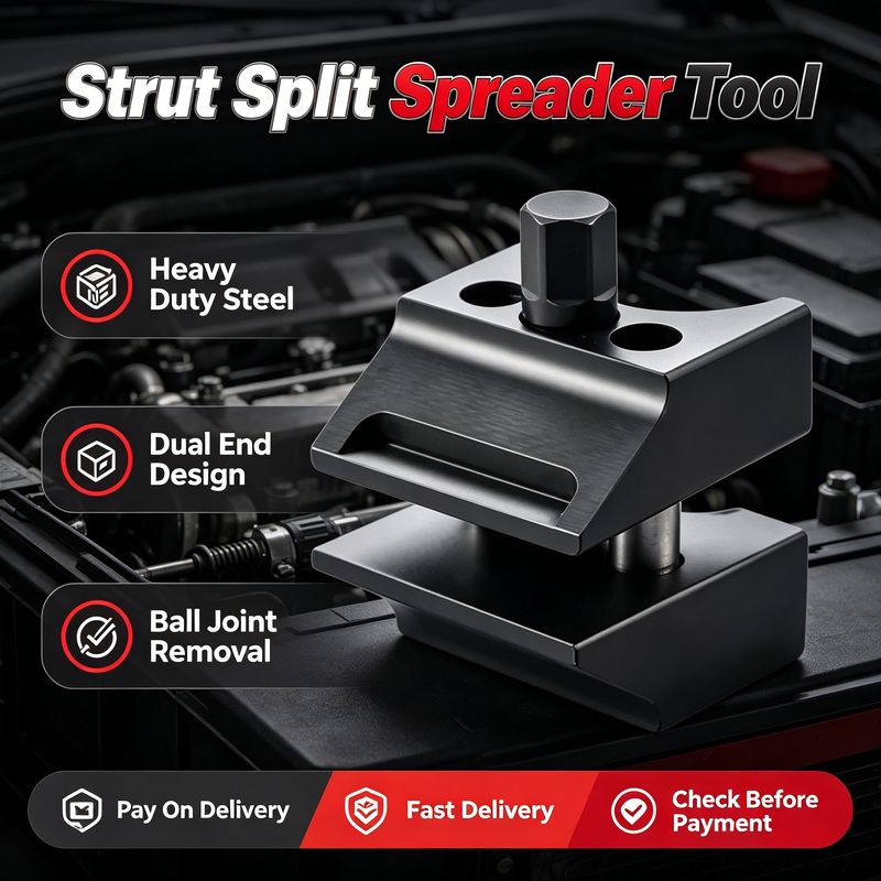 🔧Prime Select | Heavy Duty Dual End Suspension Strut Split Spreader Tool Steering Knuckle Separator Lower Ball Joint Removal Tool Fits Most Vehicles COD Free Shipping