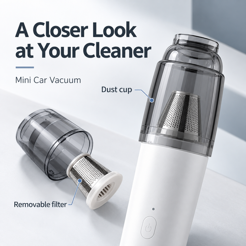 🔥Hot Sale🔥 COD！Handheld Wireless Vacuum — Mini High-Power Cleaner for Car and Home.Nairobi stock ships within 48H, delivered within 3days