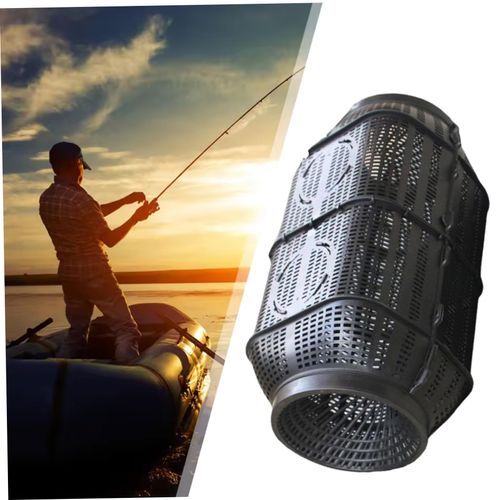 Portable fishing trap cage is practical fishing accessory. It can catch crayfish, crab, eel, shrimp and turtle, works well in lake, pond and saltwater environments, free shipping and cash on delivery.