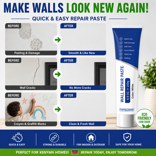 Quick Wall Repair Paste for Cracks, Holes & Peeling Walls | 250g