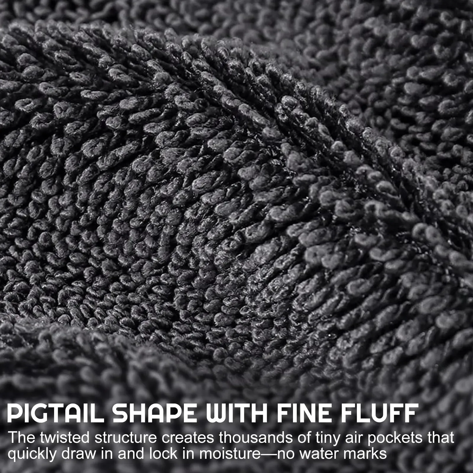 Buy 1 Get 2 magic microfiber cloths with strong water absorption. The special twisted design easily wipes away water and leaves surfaces shiny, ideal for bathroom and daily household cleaning, free shipping and cash on delivery.