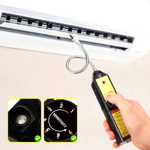 Multi-function car air conditioning halogen leak detector