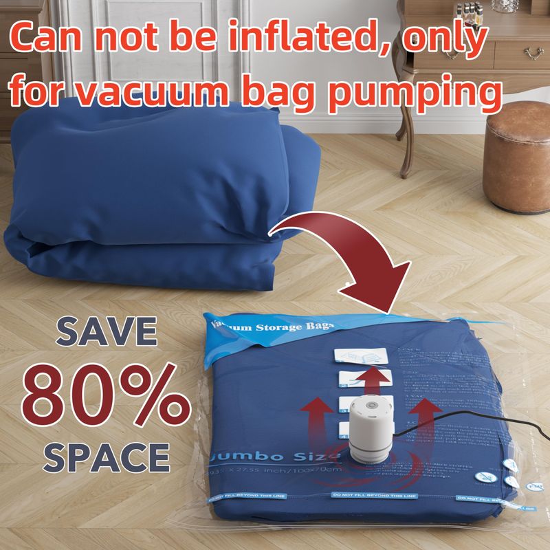 🔥HOT SALE🔥 COD！Electric vacuum pump for vacuum storage bags, comes with 12 extra-large vacuum storage bags.