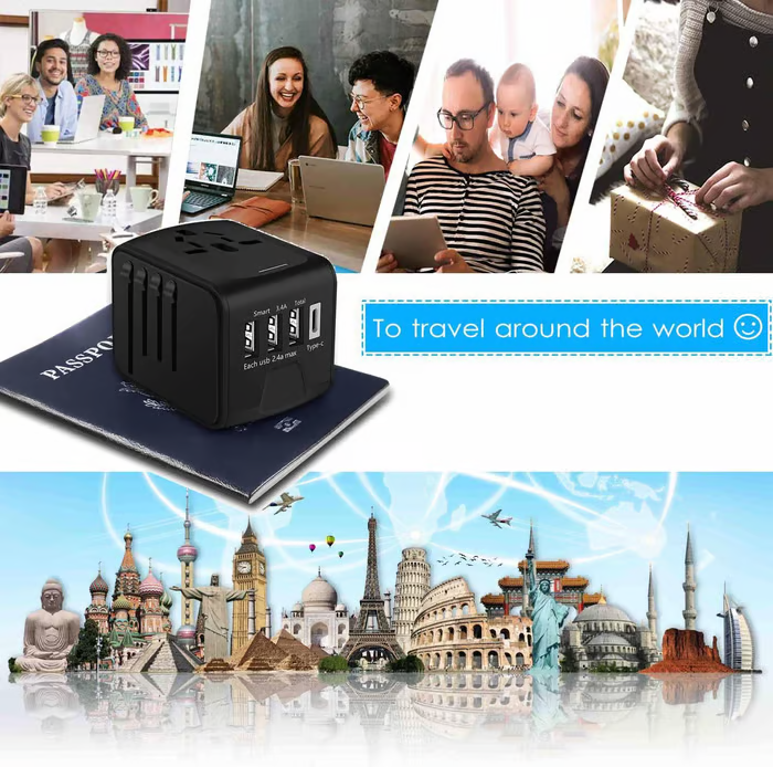 Multifunctional Universal Travel Adapter