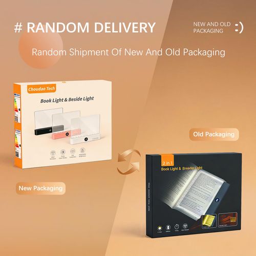 🔥Hot Seller🔥 COD！LED Book Light and Night Light 2 in 1, 3 Color Temperatures & Stepless Dimming, USB Rechargeable with Timer
