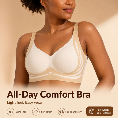 🔥HOT SALE🔥 COD！2PCS SET Seamless Support Bra — Soft, Comfortable Vest-Style Bra with Lift-Up and Side Control.Nairobi stock ships within 48H, delivered within 3days