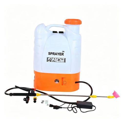 Portable rechargeable electric backpack sprayer equipped with long-lasting battery, convenient for weeding and spraying work on gardens, yards and lawns, free shipping and cash on delivery.