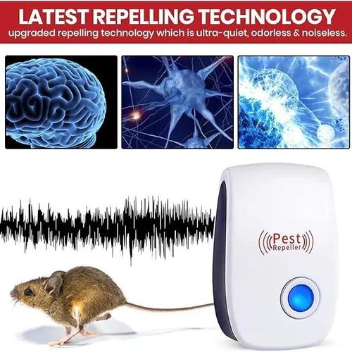 Ultrasonic Pest Control Repeller, Electronic Pest Repellent Plug in Indoor for Insect Roaches Spider Ant Bug Mosquito Mouse Repellent for House Kitchen Garage Warehouse ultrasonic pest