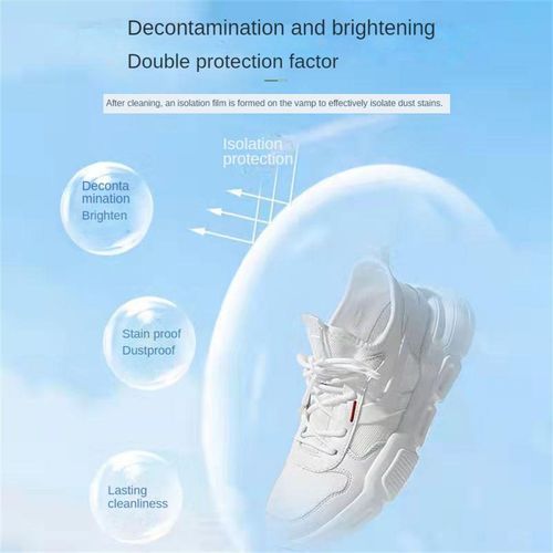 White shoes, casual shoes, sports shoes, waterless cleaning and stain remover