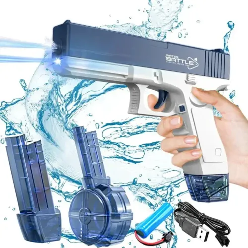 Boys and Girls Electric Water Gun Light Toy Children Outdoor Beach Large Capacity M1911 Fun Shooting Pool Toy