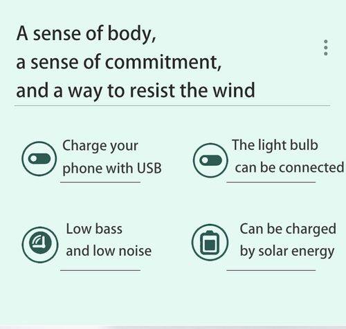 12-inch AC-DC solar fan set, oscillating rechargeable fan with light, table fan