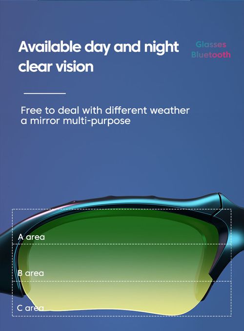 BT 5.0 Smart Audio Glasses Outdoor Sports Cycling Surround Sound Headphones Listening to Music Calling Polarized Sunglasses