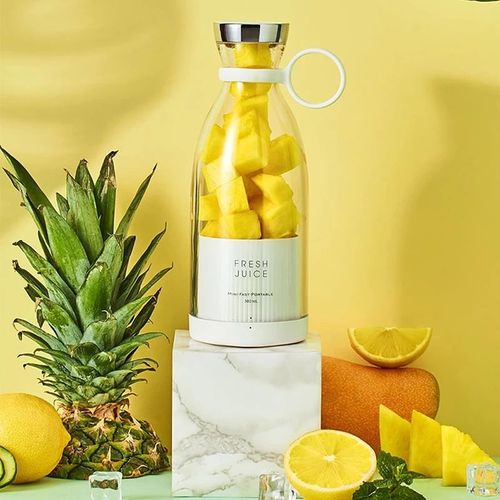 Portable Blender Fresh Juice Bottle Personal Mini Electric Fruit Juicer Cup Blender Mixer for Shakes Smoothies