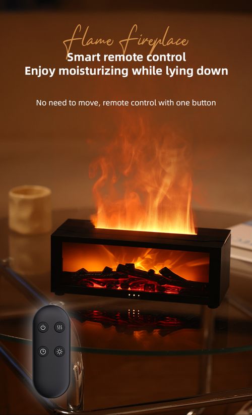 Flame-shaped aromatherapy humidifier