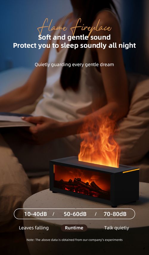 Flame-shaped aromatherapy humidifier