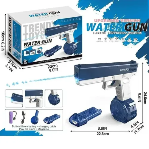 Boys and Girls Electric Water Gun Light Toy Children Outdoor Beach Large Capacity M1911 Fun Shooting Pool Toy