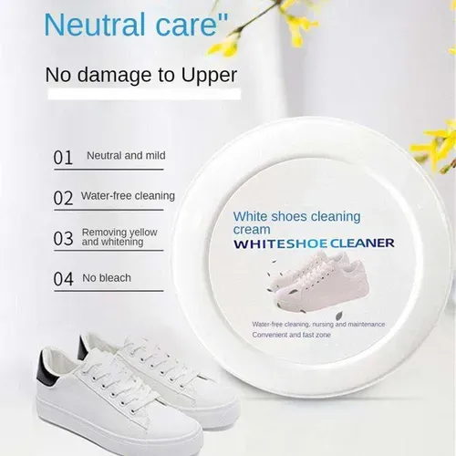 White shoes, casual shoes, sports shoes, waterless cleaning and stain remover