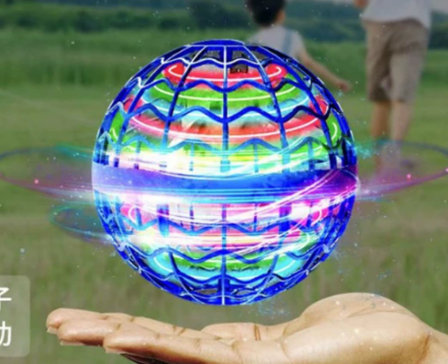 LED Flying Orb Hot Sale Magic Flying Spinner Boomerang Ball 360 Rotating Hover with Led Mini Drones UFO Ball Flying Ball Toy