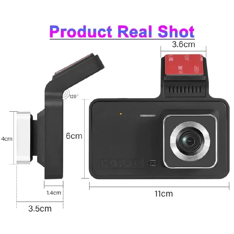 1080P HD 170° Wide Angle Night Driving Camera