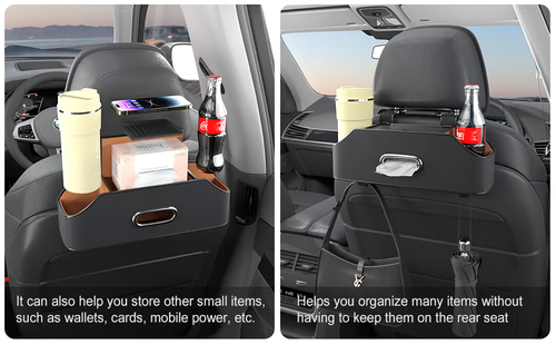 3-in-1 Car Backseat Organizer – Keep Your Ride Clean & Organized!