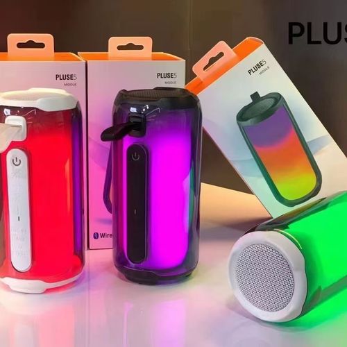 New PULSE5 Generation Speaker Full Screen Color Lights High Sound Quality Bass Mini Explosion PULSE5 Speaker