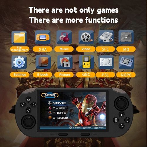 Handheld Game 4.3Inch HD Large Screen Classic Retro Console Built-in Free Games Handheld MP5 Video Game SF3000
