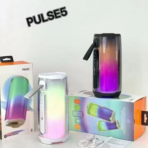 New PULSE5 Generation Speaker Full Screen Color Lights High Sound Quality Bass Mini Explosion PULSE5 Speaker