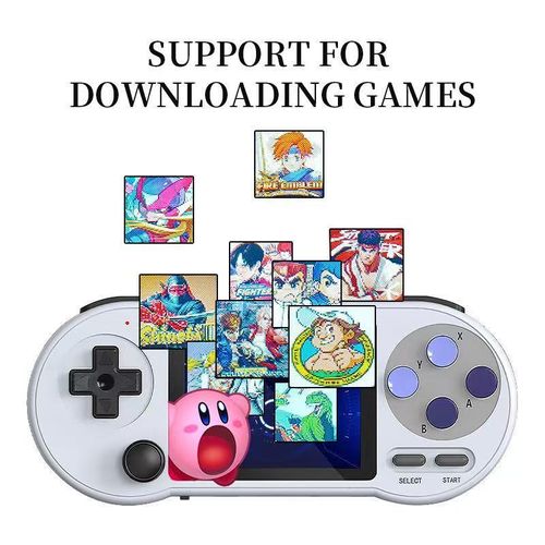 Specification Product Name SF2000 Handheld game console System SGE2.0 Function With search function, collection function, saving function Wireless Controller 2.4G Wireless Controller Support 1-2 Player Emulator ForGames 6000+ Games,7 Emulators Language Chinese ,English Product Description