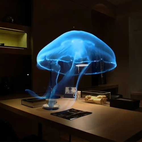 Holographic Projector Wifi 3D Advertising Display LED Holographic Fan Holographic Imaging Light Signage Light Remote Display