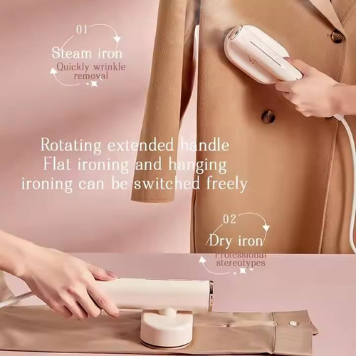 New rotatable mini steam iron