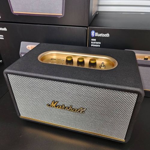 MARSHALL ACTON III Bluetooth Speaker, Retro Wireless Speaker for Home Use, Powerful Volume & Deep Bass, Ideal as a Birthday Gift