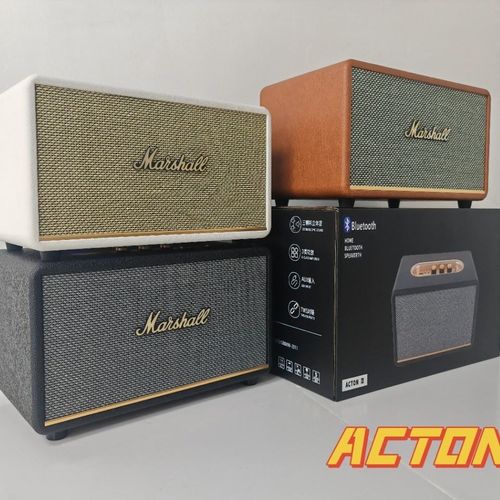 MARSHALL ACTON III Bluetooth Speaker, Retro Wireless Speaker for Home Use, Powerful Volume & Deep Bass, Ideal as a Birthday Gift