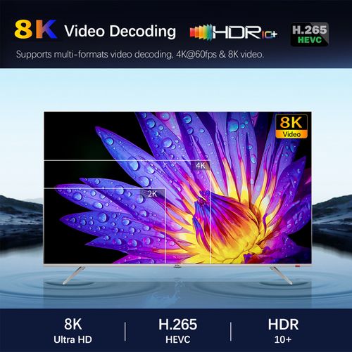 TV Projector Set-Top Box, Bluetooth Voice Network Player, Ultra HD TV, Free Forever for Movies & TV Shows