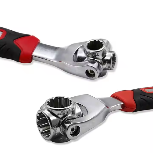 1pcs Chave de cabeça dupla com rotação de 360° 52 em 1 Chave multi-ferramenta 8-19mm Chave de caixa universal para reparação de automóveis