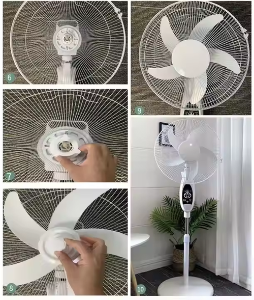 Ventilador solar de conceção recente com painéis fotovoltaicos que geram eletricidade para ventiladores, luzes LED, telemóveis recarregáveis e iluminação.