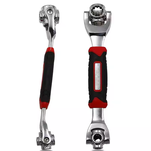 1pcs Chave de cabeça dupla com rotação de 360° 52 em 1 Chave multi-ferramenta 8-19mm Chave de caixa universal para reparação de automóveis