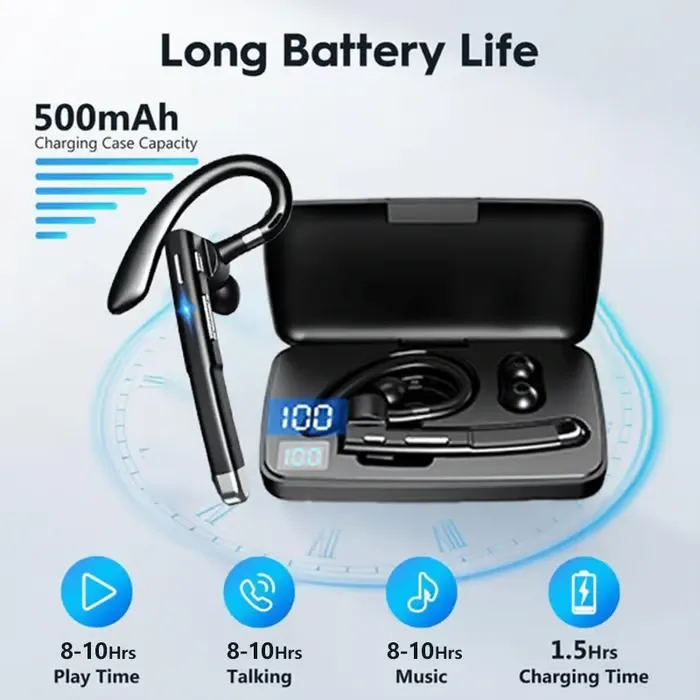 🎧 M51 Bluetooth Headset – 80 Hours of Powerful Performance