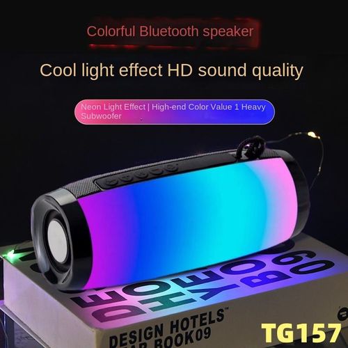 TG157 for Blue Tooth Speaker RGB LED Portable Small Audio Waterproof Heavy Subwoofer Battery Creative Outdoor Gift